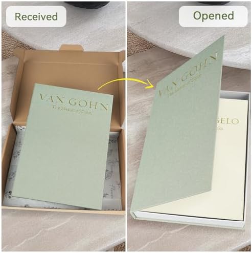1DOT2 Decorative Books Set of 2, Sage-Beige-Artist