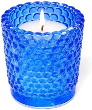 Richland Votive Candle Holders Hobnail Blue Set of 12