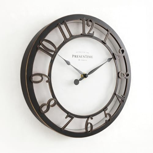 Presentime 10" Farmhouse Series Wall Clock