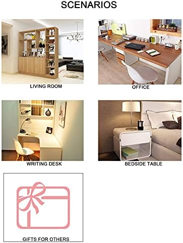 Luxury Rhinestone Alarm Clock Morning Call Super Silent Non Ticking Handmade Fashion Design for Bedroom Houseroom Living Room Desk Cute As Gift AR (Black)