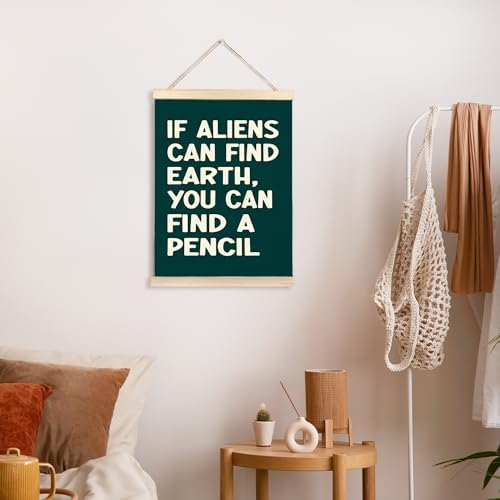 CGBHW 12x16 Inch Dark Green Classroom Poster Hanger Frame, Modern Contemporary Education Wall Art, Motivational Decor for Classroom, Teacher, Kid, Teenager