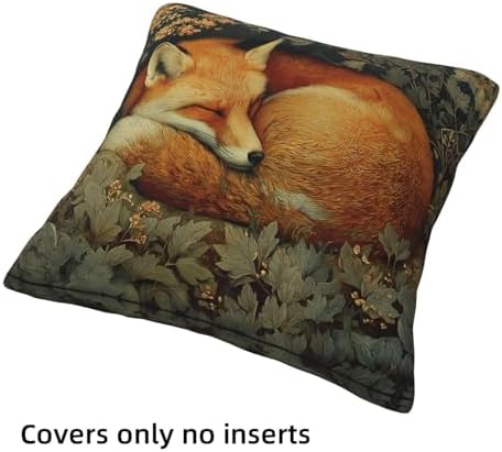 Animals Throw Pillow Covers Set of 4 Decorative Soft Double Sided Print Pillow Case Farmhouse Home Decor for Living Room Sofa Couch 18x18