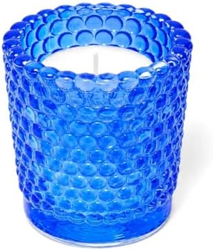 Richland Votive Candle Holders Hobnail Blue Set of 12