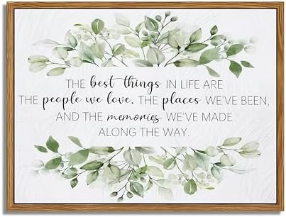 Floating Framed Sage Green Wall Art Bathroom Picture Wall Decor 16x24 In | Inspirational Scripture Painting, Botanical Canvas Print, Olive Green Artwork for Office, Living Room, Bedroom