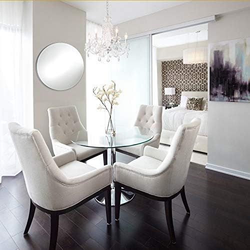 9 Inch, Pack of 10 Small Mirrors for Crafts, Round Mirror for Tables at Wedding, Mirror Tiles for Crafts and DIY Projects