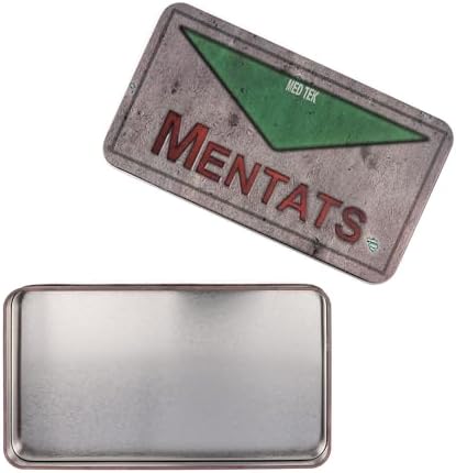 Toynk Fallout Mentats Storage Tin Replica | Metal Trinket Dish Organizer For Jewelry, Accessories, and More