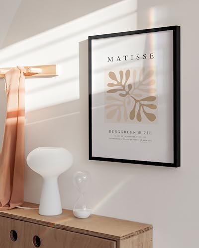 HAUS AND HUES Henri Matisse Wall Art Exhibition Poster - Paper Cutouts, Abstract Art, Prints Posters Aesthetic Modern Colorful Cutout Flower (Unframed 16x20), 16x20 Unframed