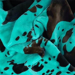 Fleece Throw Blanket for Bed, Teal Blue Soft Fuzzy Blankets for Adults Kids, Turquoise Graduation Decorations for Bedroom Living Room Home, Birthday Gifts for Girls Boys Her Him, 50x60 Inches