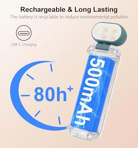 Gritin Reading Light, Rechargeable Book Light for Reading in Bed