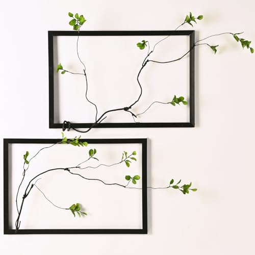 Waipfaru 8PCS Artificial Ficus Branches for Vase, Faux Greenery Stems for Vase Filler, 47in Realistic Flexible Eucalyptus Stems Fake Artificial Twig Plants Indoor Home Tables Centerpieces Office Decor