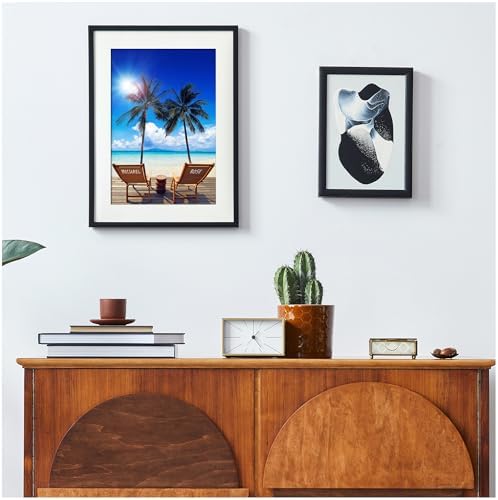 Vacation Personalized Canvas Poster Prints Artwork with Couple's Names on Deck Chairs,Perfect Love Gift for Anniversary,Wedding.Canvas Poster UNFRAMED