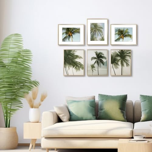 Golden State Art 11x14 Gold Aluminum Frame, Real Glass, Mat Fits 8x10