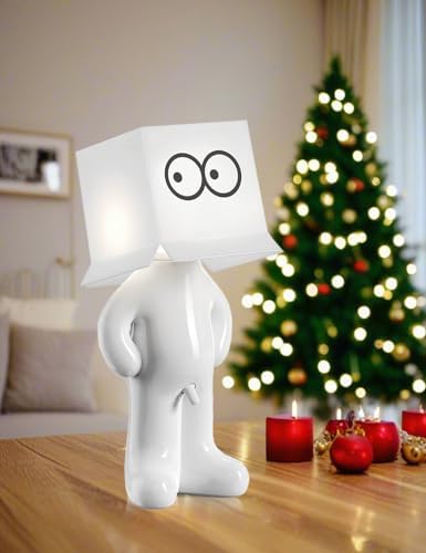 Fathers Day Gift Shy Man Lamp-Creative Gag Funny Night Light LED Table Lamp,Bedside Night Light, White Elephant Novelty Gifts for Men Women Christmas Valentines Day Him Her((Two Modes)