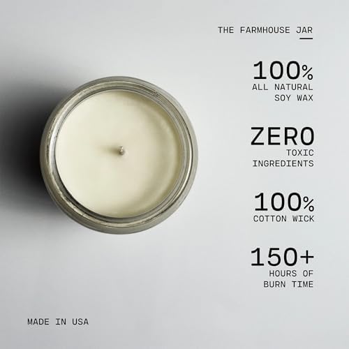 Milkhouse Harvest Festival Soy Candle, 26 oz Farmhouse Jar, 150+ Hr Burn