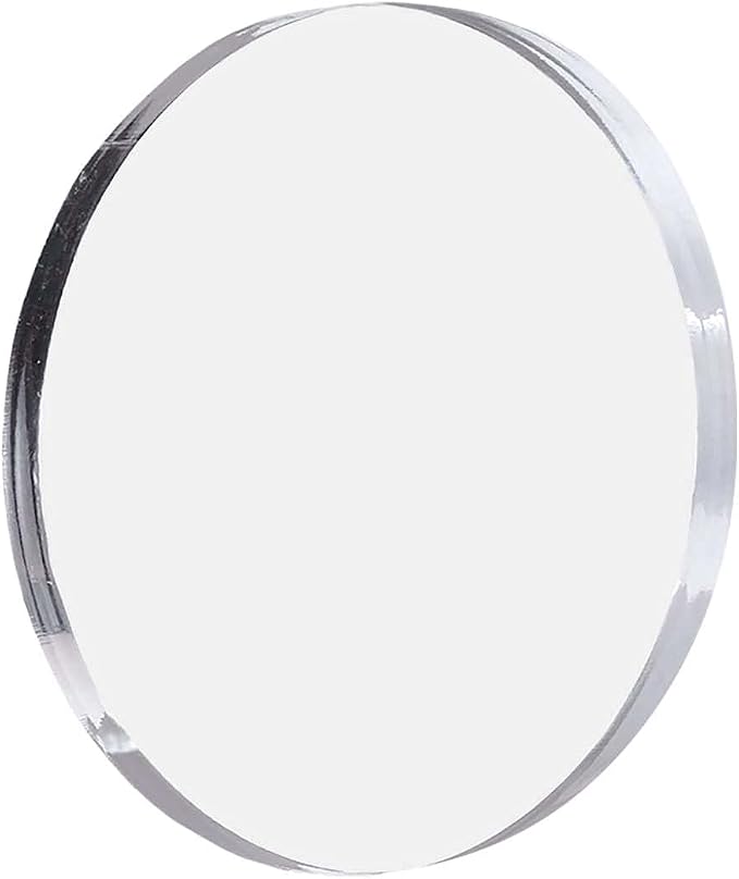 Marketing Holders 5" Acrylic Round Sheet Circles Flat for DIY Crafts Wall Safer Light Weight Plastic Center Piece Wedding Events