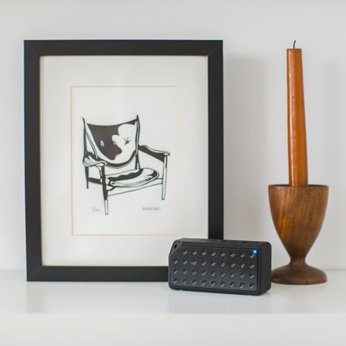 Black Wooden 11x14 Picture Frame, Displays 11x14 Picture without Mat or 8x10 Picture with Mat