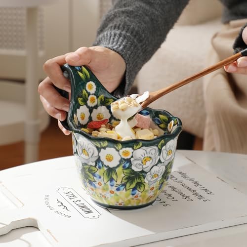 ALMA 16oz Soup Bowl with Handle Microwave Safe, Soup Bowl for Gift shoppers