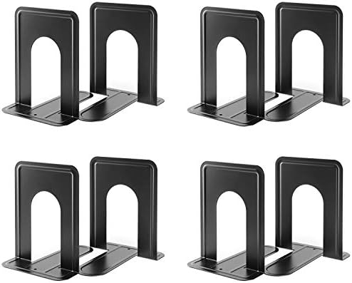MaxGear Book Ends Universal Premium Bookends for Shelves, Non-Skid Bookend