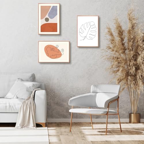 Golden State Art 13x19 Rose Gold Aluminum Frame, Real Glass, Mat Fits 11x17