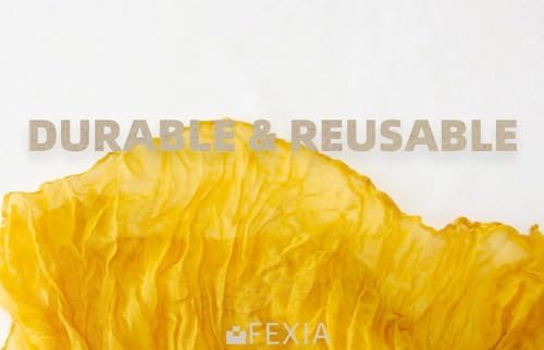 FEXIA Yellow Cheesecloth Table Runner Wedding Baby Shower Home Boho Decor