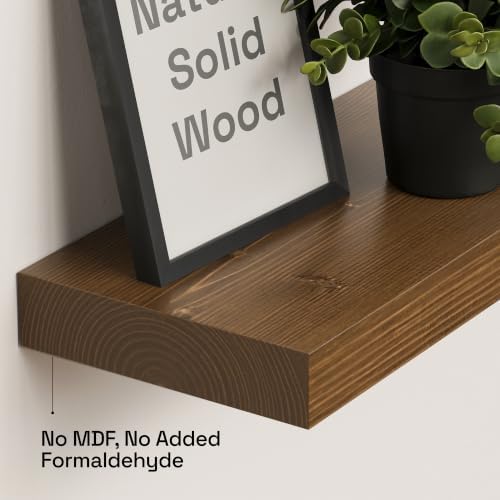 BAOBAB WORKSHOP Bundle - 2 Items: Wood and Wire Baskets with Floating Shelves for Bathroom Decor, Toilet Paper Storage, Living Room Bedroom and Kitchen