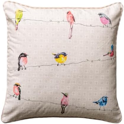 Maison d' Hermine Throw Pillow Covers 100% Cotton (18" x 18" - Pack of 1)