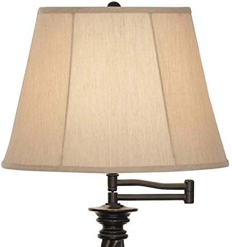 Regency Hill 58" Tall Restoration Bronze Swing Arm Floor Lamp