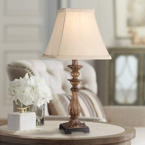 Regency Hill Alzano 18" High Table Lamp Bronze Brown Accent Traditional