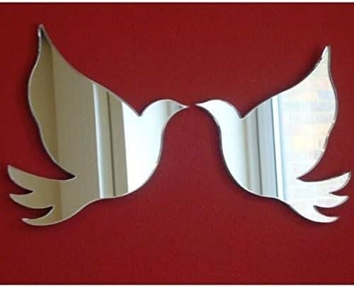 Super Cool Creations Pair of Doves Mirrors Facing Each Other