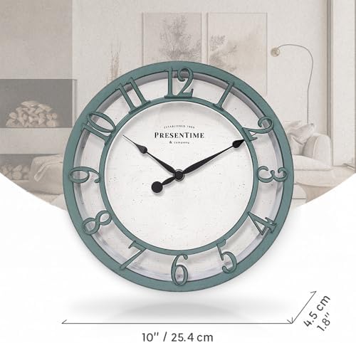 Presentime 10" Farmhouse Series Wall Clock