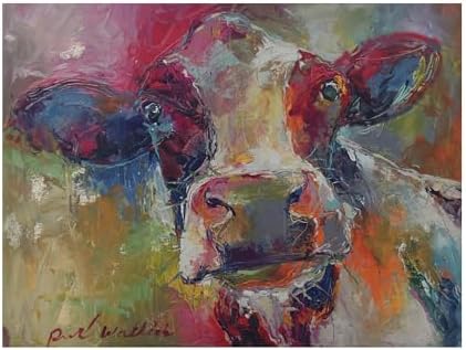 Wrapped Canvas Wall Art - Richard Wallich 'Art Cow 4592' Wall Art for Living Room, Bedroom, or Office Décor - 18x24