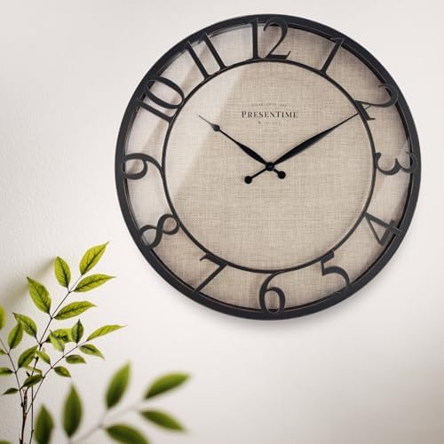 Presentime 21" Farmhouse Series Wall Clock