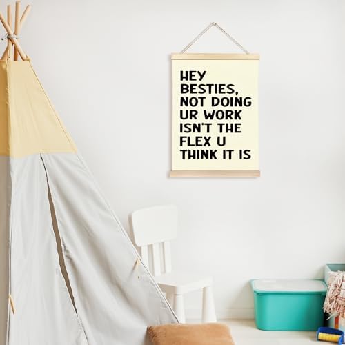 CGBHW Funny Classroom Poster Hanger Frame 12x16 Inch, Classroom Nurse Office Must Haves Posters Wall Art Hanging Decor for Middle High School Decoration, Funny Teacher Nursing Student Gifts