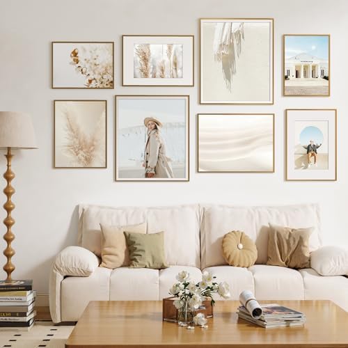 Fun Memories 18x24 Aluminum Poster Frame, 18 x 24 inch Metal Picture Frames with Real Glass Front, Displays 16x20 Photos with Mat or 18x24 Images without Mat - Bronze - Set of 1