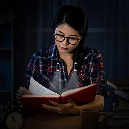 Book Light, Rechargeable LED Hug light, Neck Hug Reading Lights for Bed Reading, Hands Free Flexible Arm, Soft Silicone Arms Comfortable Wear, Perfect for Bookworms Kids Crafts Knitting Travel, BBQ