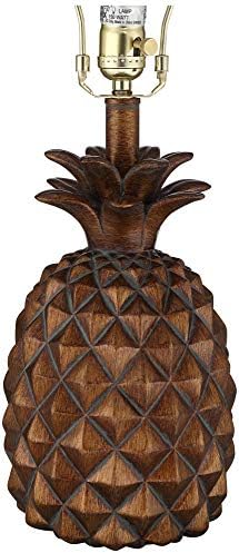 Paget 23 3/4" High Table Lamp Brown Pineapple Beach Accent Tropical Coastal