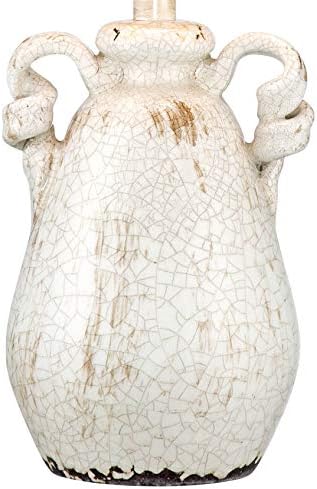 Sofia 22" High Table Lamps Set of 2 Ivory Ceramic Accent Rustic