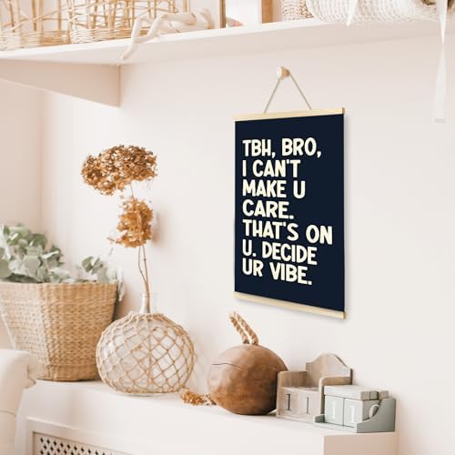 CGBHW Funny Classroom Poster Hanger Frame 12x16 Inch Purplish Blue, Classroom Must Haves Posters Wall Art Hanging Decor for Middle School Math Classroom Kids Room,Gifts for English Teacher Teens