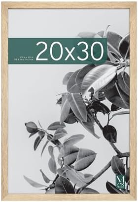 MCS Studio Gallery Poster Frame, 20x30, Natural Woodgrain, 1-Pack