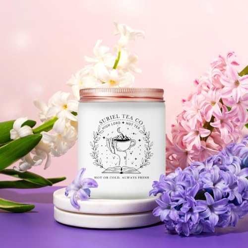 Maybeone Acotar Merch, Gift for Book Lovers, Readers, Acotar Merchandise for Bookworm Librarian - 7 Oz Bookish Candle