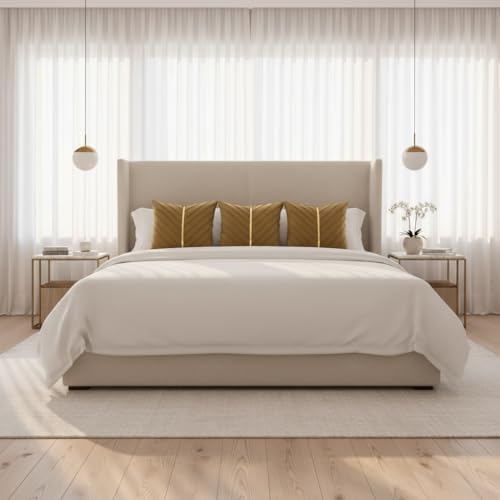 Velvet Throw Pillow Covers 26x26 inch Pack of 2 Gold Decor Brown