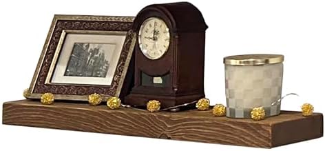 Joel’s Antiques 30 inch Floating Shelf 2 inch Thick Solid Wood Floating Shelves for wall, 6 inch deep Heavy Duty Rustic Floating Shelf, Medium Brown Farmhouse wall Shelf Hidden Bracket Medium Brown