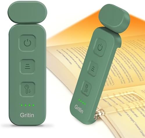 Gritin Reading Light, Rechargeable Book Light for Reading in Bed