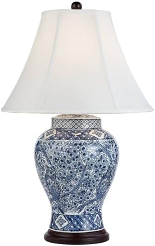Shonna Garden Bird 27" Tall Table Lamp Blue White Porcelain Traditional