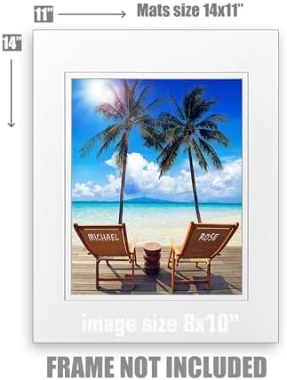 Vacation Personalized Photo Prints Artwork with Couple's Names on Deck Chairs,Perfect Love Gift for Anniversary,Wedding.14x11 inches D-Mats UNFRAMED