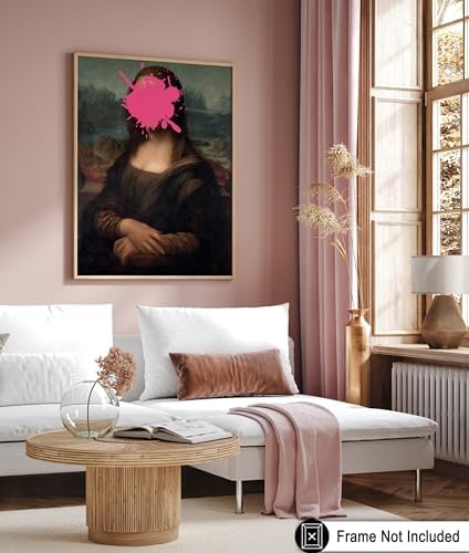Poster Master Mona Lisa Print - Baroque Painting Poster - Altered & Pop Art - Housewarming Gift for Men & Women - Great Decor for Office, Living Room or Bedroom - 16x20 UNFRAMED Wall Art