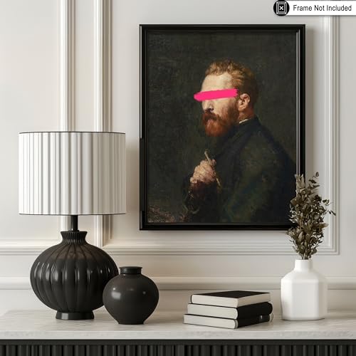 Poster Master Baroque Print - Portrait of Vincent van Gogh Painting Poster - Altered & Pop Art - Housewarming Gift for Men & Women - Great Decor for Bedroom or Living Room - 18x24 Unframed Wall Art