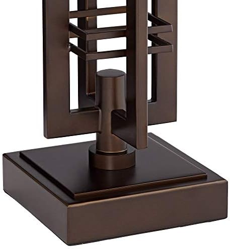 Trenton 28" Tall Table Lamp Bronze Oil-Rubbed Night Light Table Top Dimmer