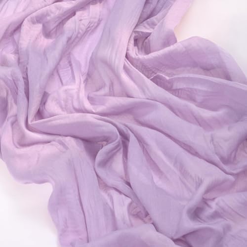 12 Pack Lilac Purple Cheesecloth Table Runner 10ft Boho Table Decor