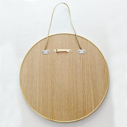 Funerom Black Round Wall Mirror 12.6 Inches Circle Mirror Bathroom Mirrors